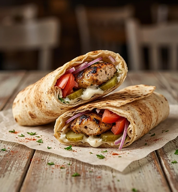 Chicken Kabob Sandwich at Mashawi Market & Grill near Forest Heights, Calgary
